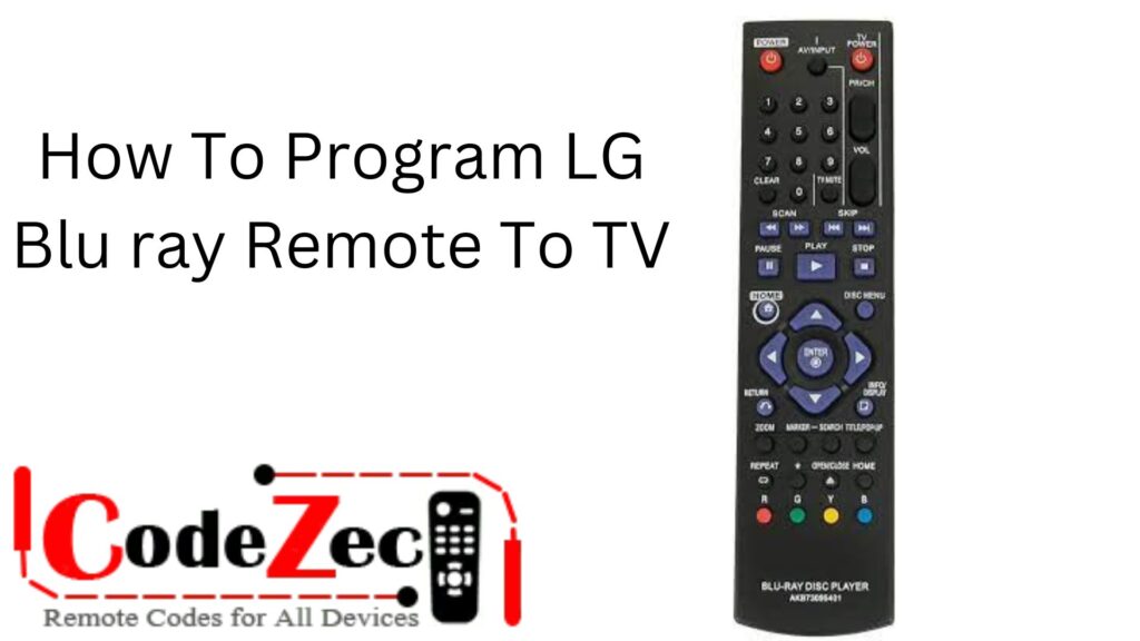 How To Program LG Blu ray Remote To TV