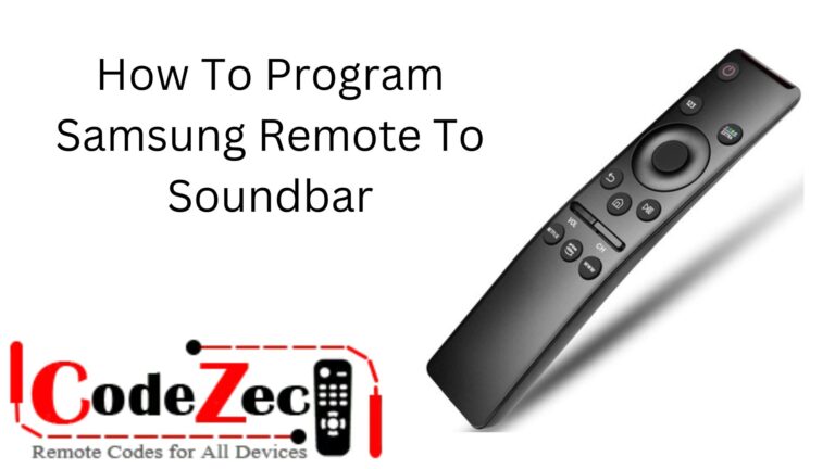 How To Program Samsung Remote To Soundbar