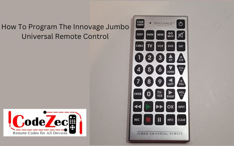 How To Program The Innovage Jumbo Universal Remote Control