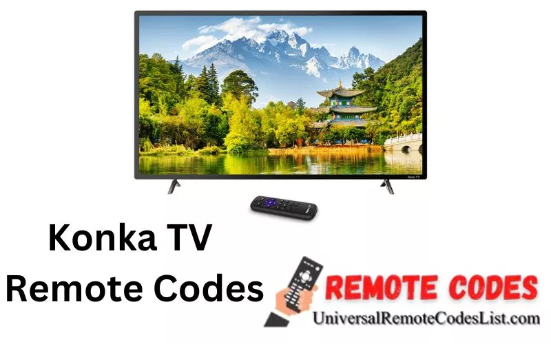 Konka TV Remote Codes
