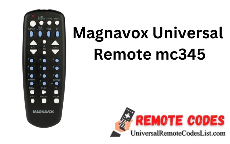 Magnavox Universal Remote mc345