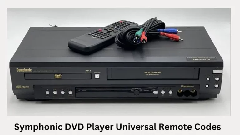 Symphonic DVD Player Universal Remote Codes