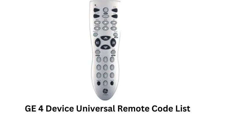 Ge Device Universal Remote Code List Updated