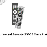 GE Universal Remote 33709 Code List