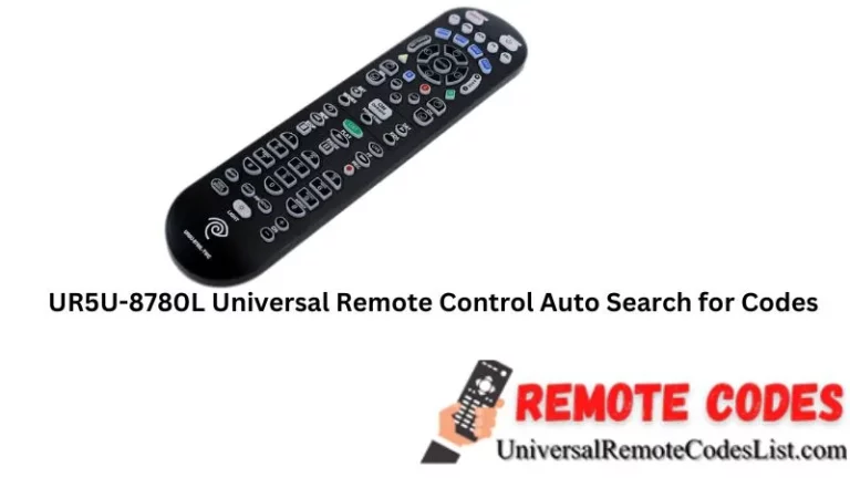 UR5U-8780L Universal Remote Control Auto Search for Codes