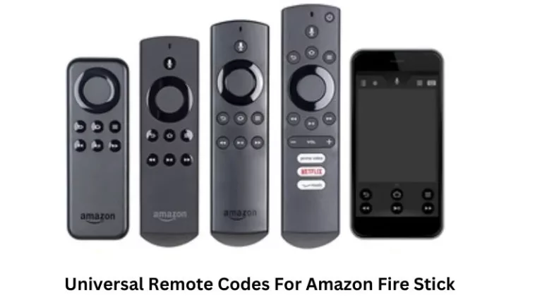 Universal Remote Codes For Amazon Fire Stick