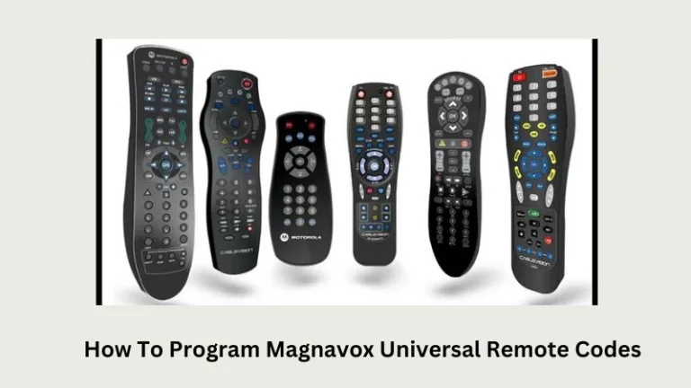 How To Program Magnavox Universal Remote Codes